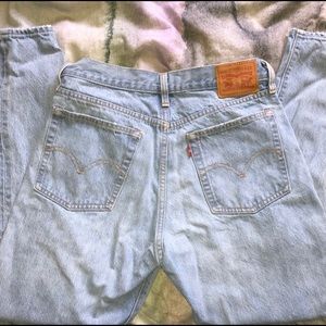 Levi Ripped Blue Jeans